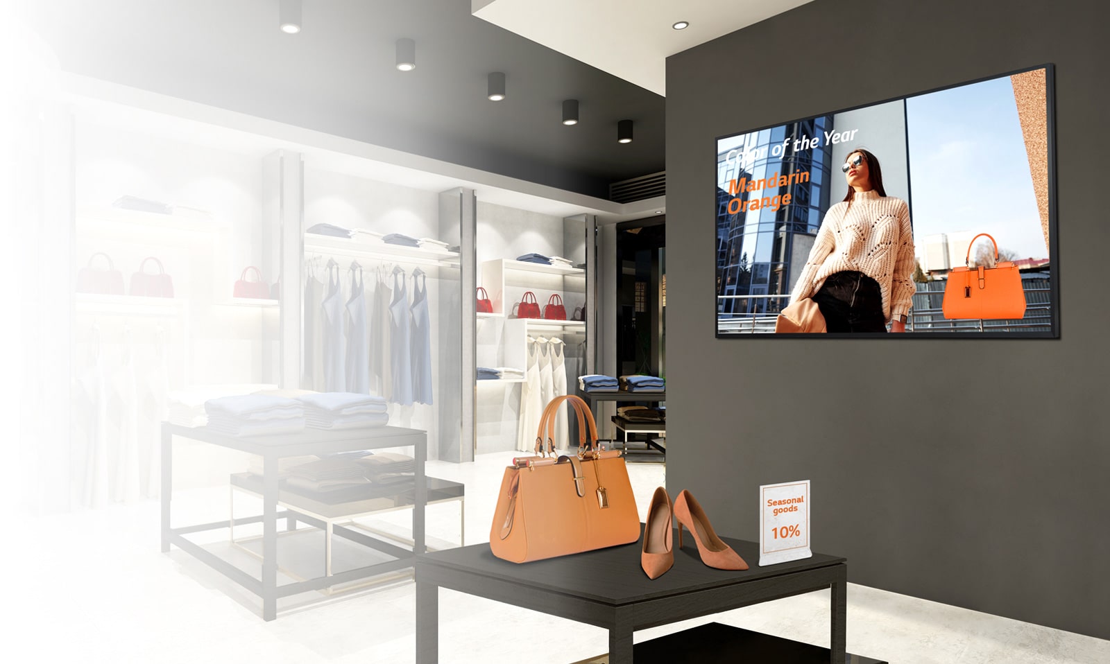 L’affichage UHD de LG attire l’attention du client1