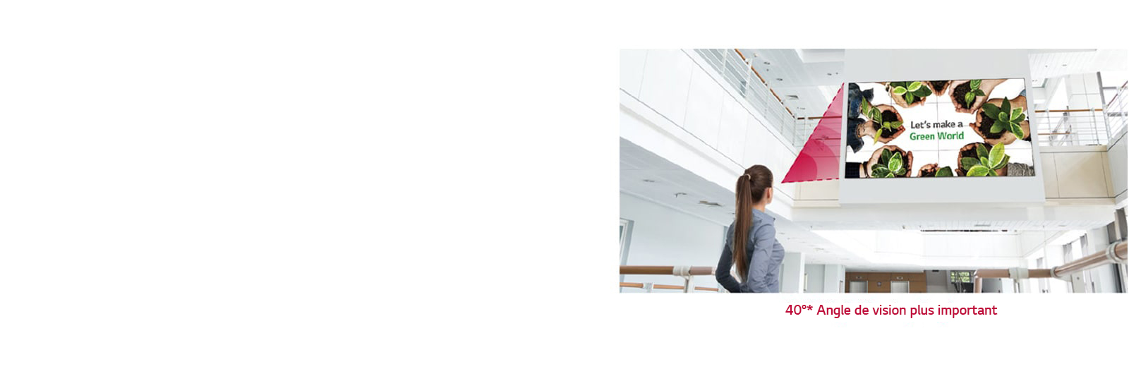 Angle de vision plus important de LG 55VM5J-H