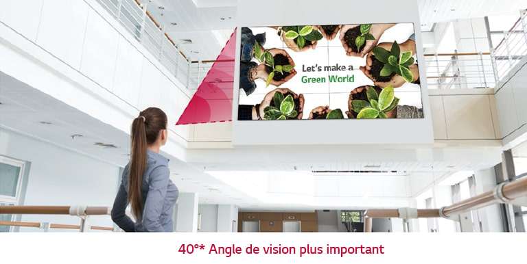 Angle de vision plus important de LG 55VM5J-H