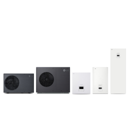 L’unité extérieure de la LG R290 Monobloc est présentée.