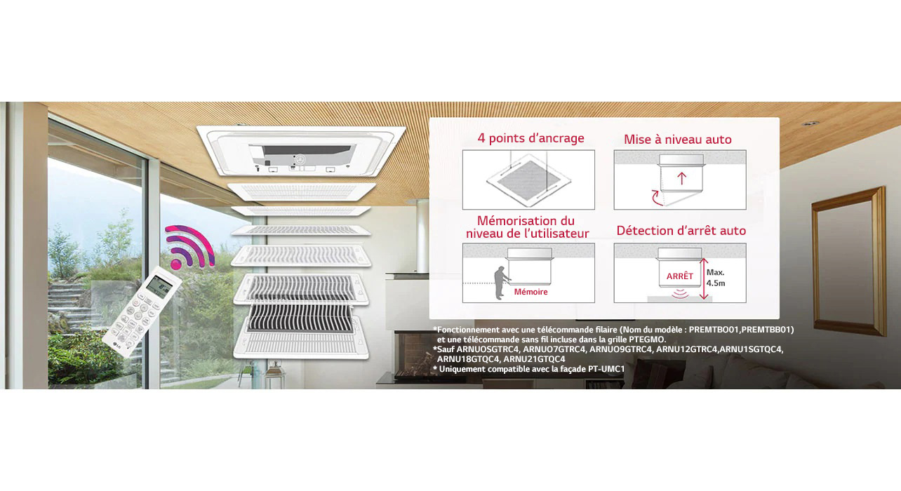 Grille à élévation automatique