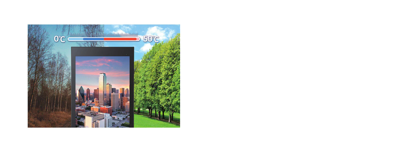 Température de fonctionnement élevée1