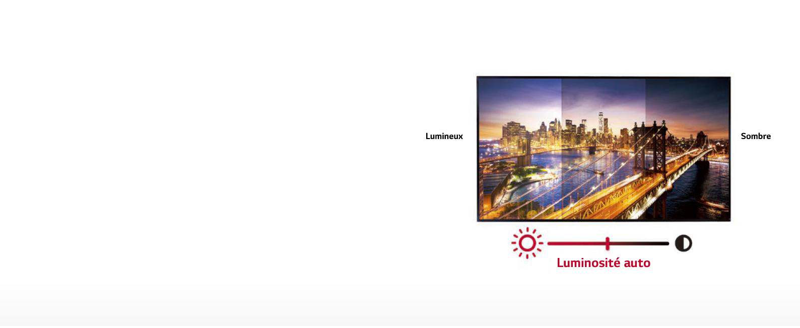Contrôle intelligent de la luminosité