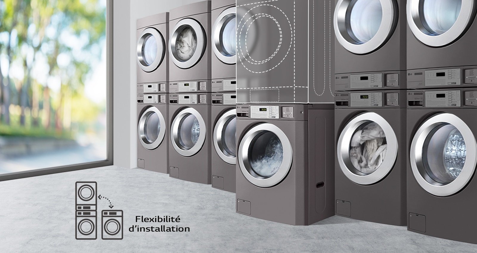 Installation flexible