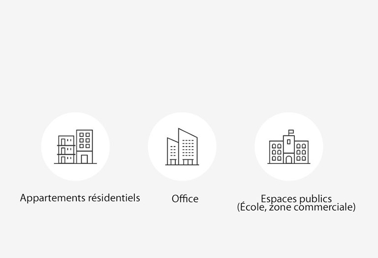 Icône symbolisant un espace où les solutions ERV sont possibles.