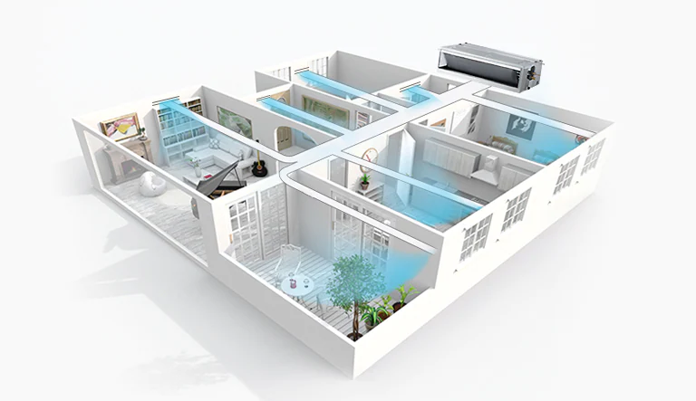 Fonctionnement pour plusieurs pièces