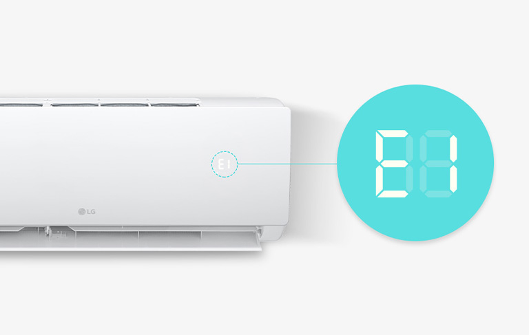 Le voyant LED intelligent affiche le code d’erreur « E1 ».