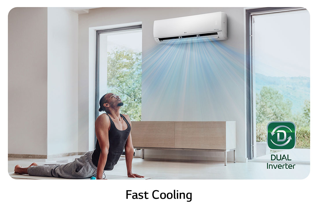 LG DUALCOOL 1.5HP AC, FastCooling, S4-Q12JA28J, thumbnail 12