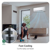 LG 18 000 BTU | LG DUALCOOL™ Inverter AC | Économies d’énergie | Refroidissement plus rapide, Fast Cooling, S4NQ18JLQAL, thumbnail 11