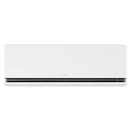 Vue avant du climatiseur simple fente LG 9000 BTU DUALCOOL AI Air S4-Q181L1S0.ACWGEAF  2