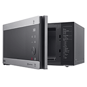 LG Four à micro-ondes de 42 litres, argent, technologie Smart Inverter avec 10 ans de garantie, grill, LEFT VIEW, MH8265CIS, thumbnail 7