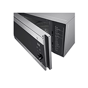 LG Four à micro-ondes de 42 litres, argent, technologie Smart Inverter avec 10 ans de garantie, grill, Right perspective view, MH8265CIS, thumbnail 8