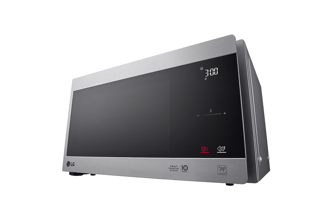 LG Four à micro-ondes de 42 litres, argent, technologie Smart Inverter avec 10 ans de garantie, grilloir, cuisson automatique intelligente, écran tactile en verre, MS4295CIS, MS4295CIS, thumbnail 4