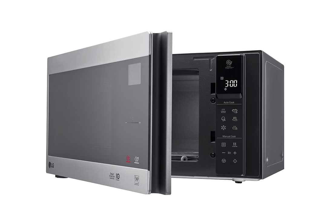 LG Four à micro-ondes de 42 litres, argent, technologie Smart Inverter avec 10 ans de garantie, grilloir, cuisson automatique intelligente, écran tactile en verre, MS4295CIS, MS4295CIS, thumbnail 5