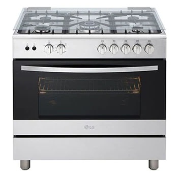 Cuisinière à gaz 5 Feux 90 CM| Sécurité totale | Système de chauffage combiné | Rôtissoire