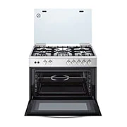 LG Cuisinière à gaz 5 Feux 90 CM| Sécurité totale | Système de chauffage combiné | Rôtissoire, FA415RMA, thumbnail 3