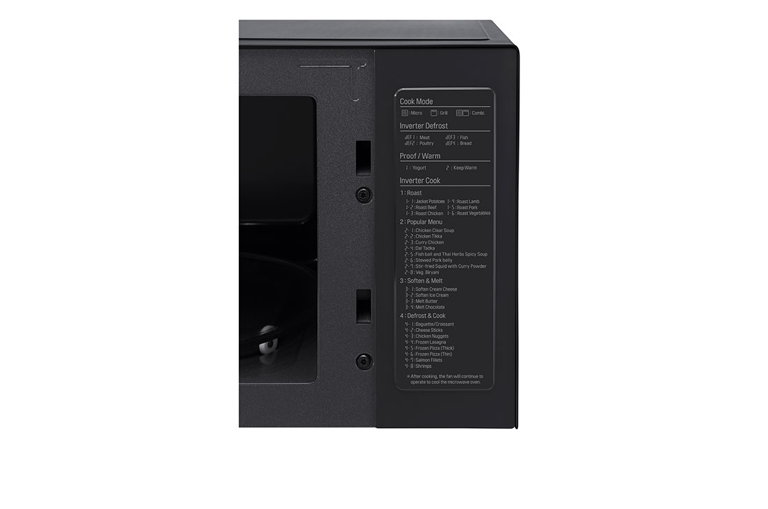 LG Micro-ondes gril | NeoChef | 42L | Smart Inverter | Design moderne | Cuisson rapide& Rechauffage uniforme | Décongélation Expert+, DETAIL, MH8265DIS, thumbnail 4