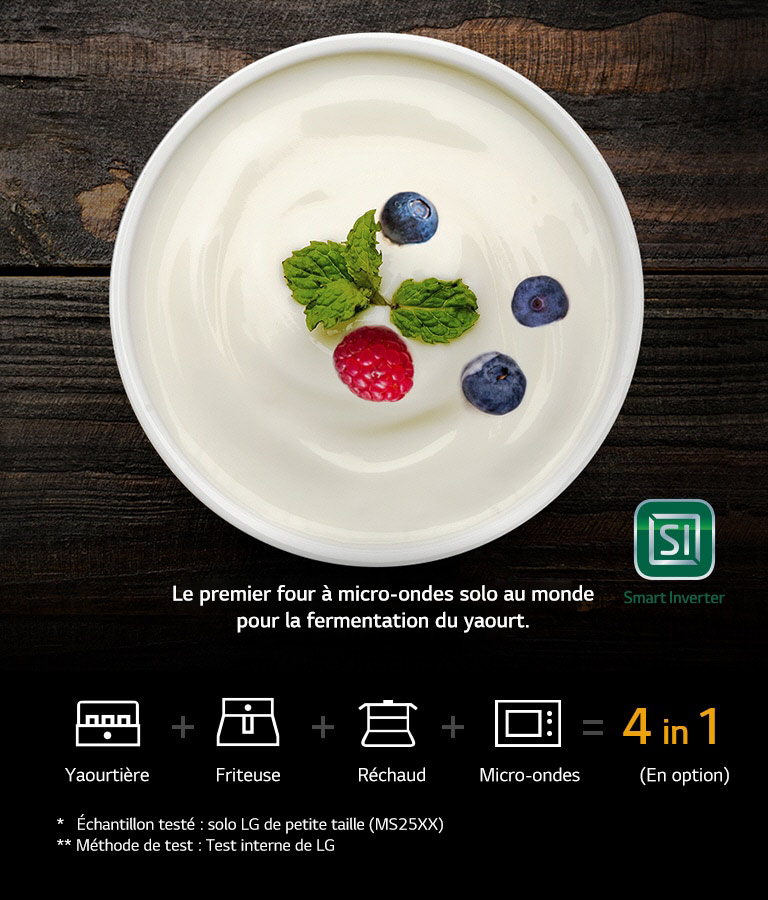 De nombreux types de cuisson disponibles2