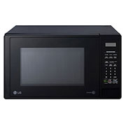 LG Four à micro-ondes, 20 litres, noir, écran et éclairage LED, porte à ouverture par pression, décongélation et cuisson automatiques., MS2044DMB, MS2044DMB, thumbnail 1