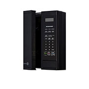 LG Four à micro-ondes, 20 litres, noir, écran et éclairage LED, porte à ouverture par pression, décongélation et cuisson automatiques., MS2044DMB, MS2044DMB, thumbnail 5