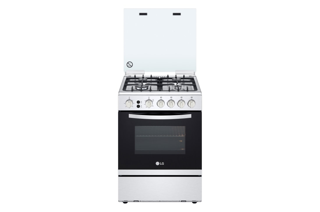 LG Cuisinière à gaz 4 Feux 60 CM| Sécurité totale | Système de chauffage combiné | Rôtissoire, FA211RMA, FA211RMA, thumbnail 2