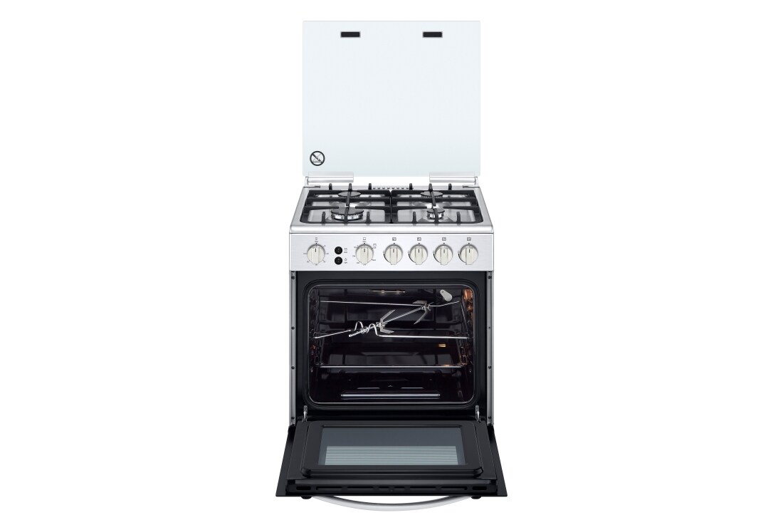 LG Cuisinière à gaz 4 Feux 60 CM| Sécurité totale | Système de chauffage combiné | Rôtissoire, FA211RMA, FA211RMA, thumbnail 4