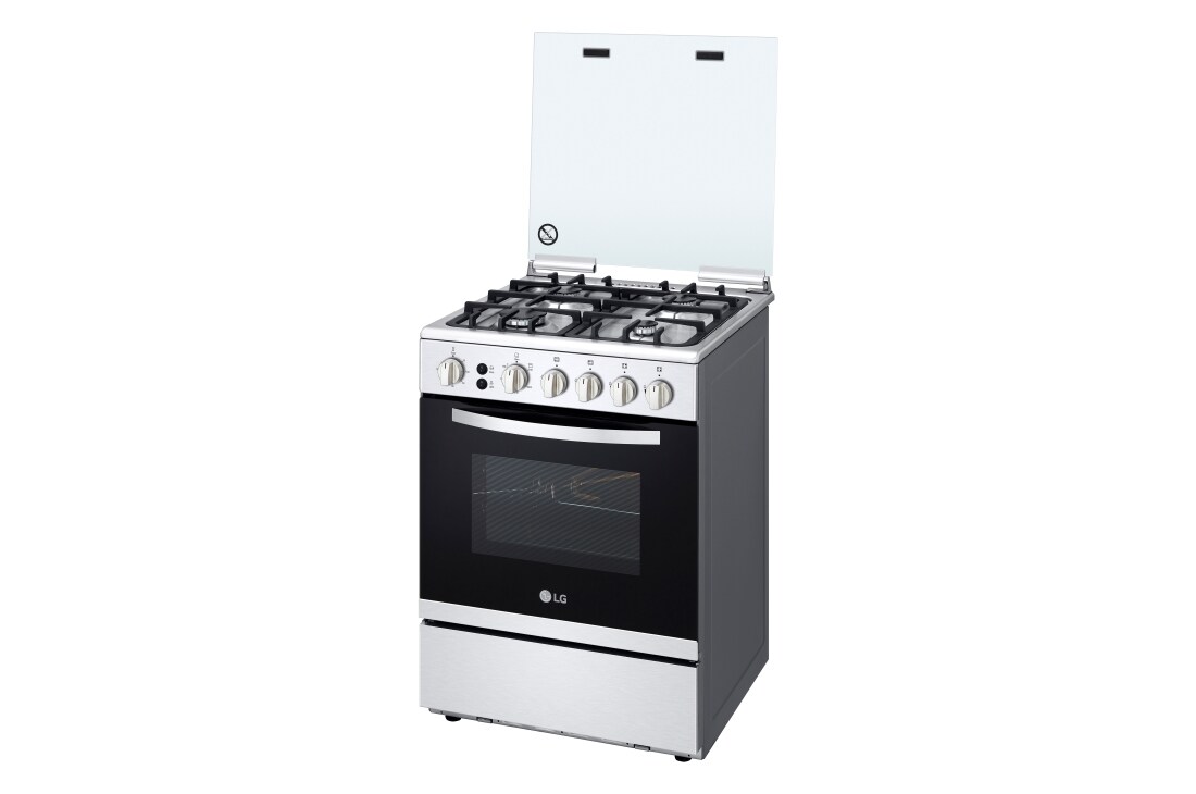 LG Cuisinière à gaz 4 Feux 60 CM| Sécurité totale | Système de chauffage combiné | Rôtissoire, FA211RMA, FA211RMA, thumbnail 6