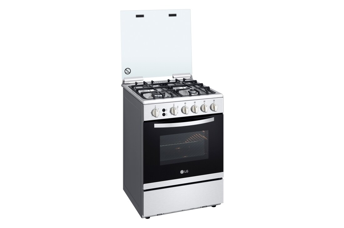 LG Cuisinière à gaz 4 Feux 60 CM| Sécurité totale | Système de chauffage combiné | Rôtissoire, FA211RMA, FA211RMA, thumbnail 8