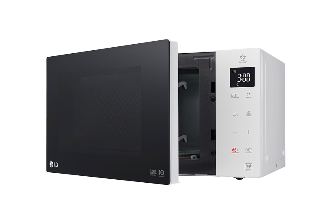 LG 25(L) | Four à micro-ondes/gril NeoChef | EasyClean™ | Smart Inverter, MH6535GISW left side view, MH6535GISW, thumbnail 5
