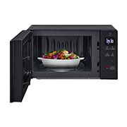 LG 30L NeoChef™ (MS3032JAS, noir), Face avant ouverte, avec des denrées alimentaires, MS3032JAS, thumbnail 2