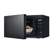 LG 30L NeoChef™ (MS3032JAS, noir), Côté droit ouvert, avec des denrées alimentaires, MS3032JAS, thumbnail 6