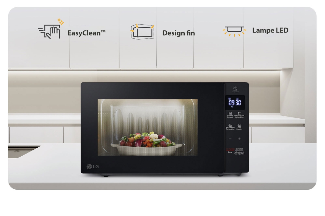 LG 20L NeoChef™ (MS2032GAS, noir), EasyClean™, MS2032GAS, thumbnail 3
