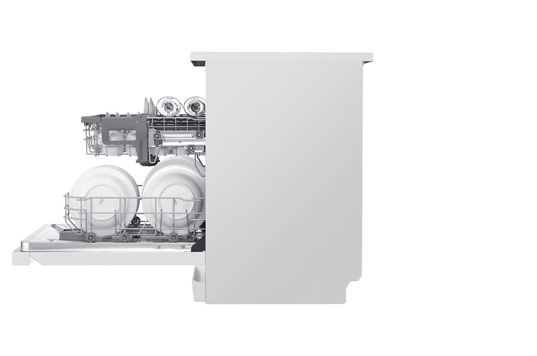 LG Lave-vaisselle LG QuadWash™, 14 couverts, EasyRack™ Plus, Moteur Inverter Direct Drive, efficacité énergétique A++, SmartThinQ, DFB512FW, thumbnail 10