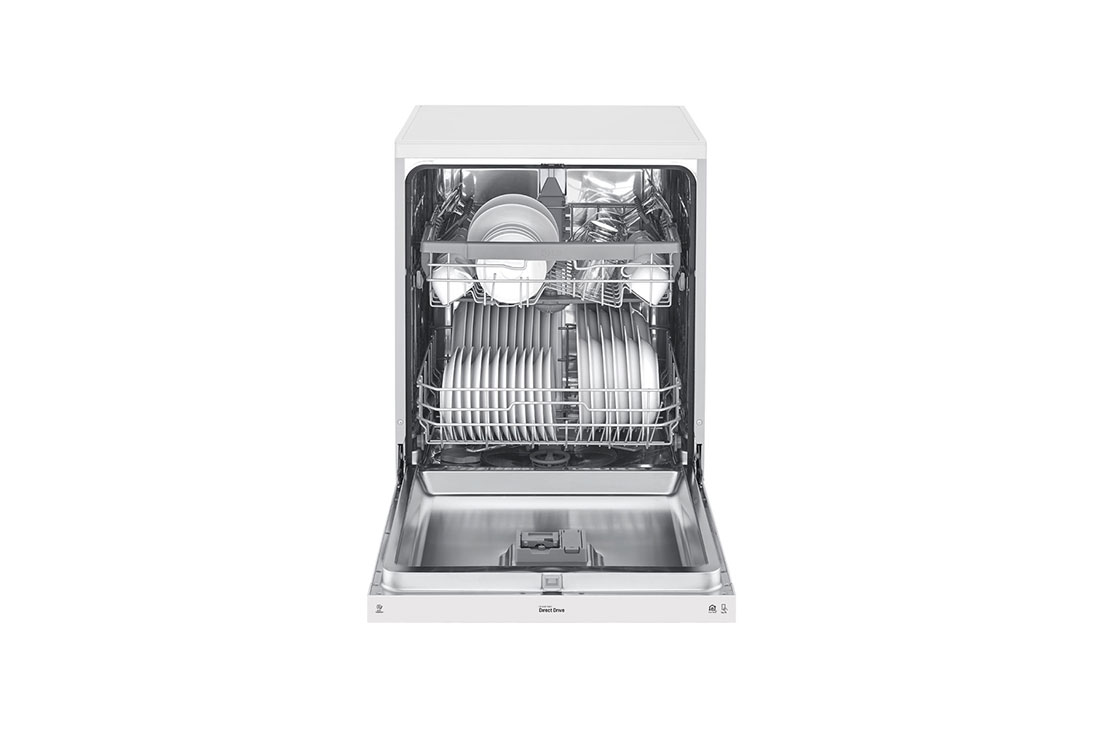 LG Lave-vaisselle LG QuadWash™, 14 couverts, EasyRack™ Plus, Moteur Inverter Direct Drive, efficacité énergétique A++, SmartThinQ, DFB512FW, thumbnail 3