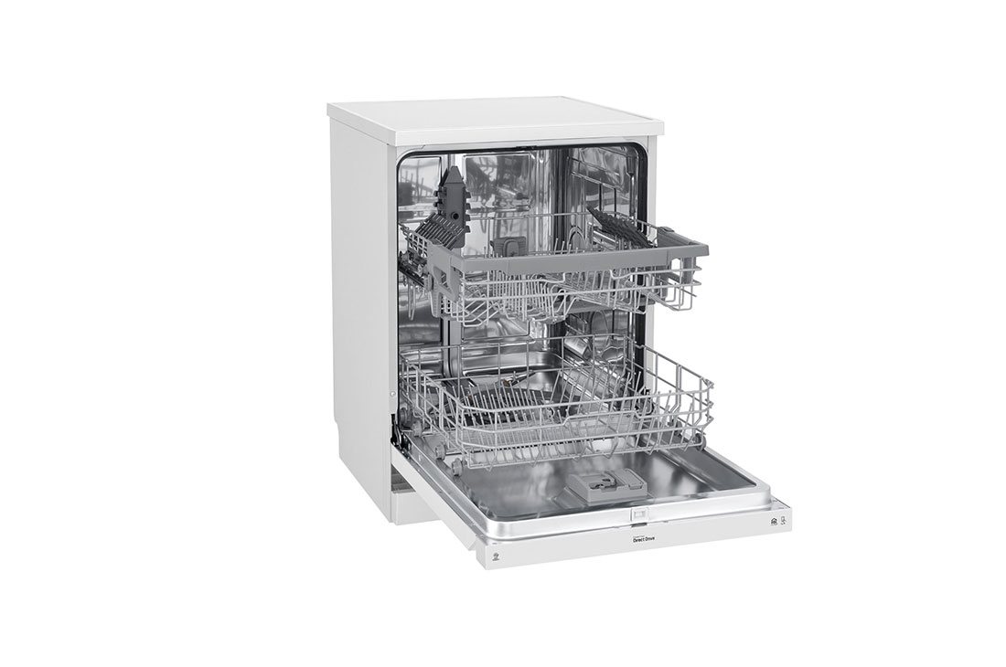 LG Lave-vaisselle LG QuadWash™, 14 couverts, EasyRack™ Plus, Moteur Inverter Direct Drive, efficacité énergétique A++, SmartThinQ, DFB512FW, thumbnail 4