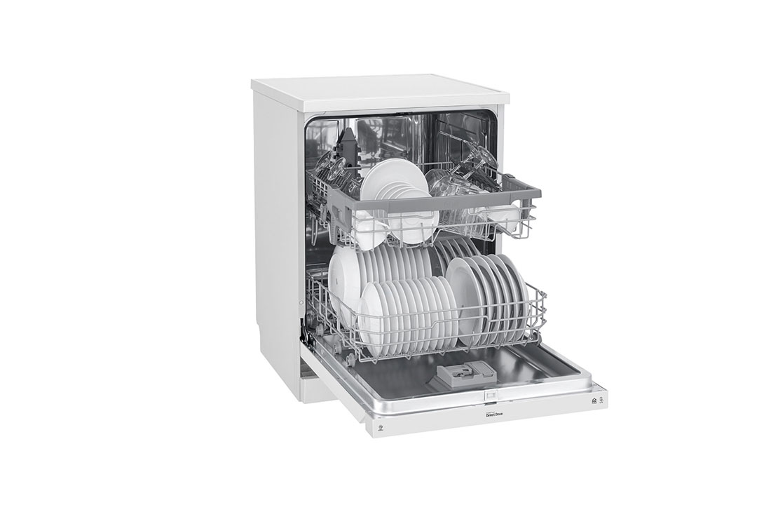 LG Lave-vaisselle LG QuadWash™, 14 couverts, EasyRack™ Plus, Moteur Inverter Direct Drive, efficacité énergétique A++, SmartThinQ, DFB512FW, thumbnail 5