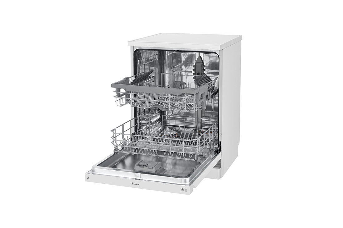 LG Lave-vaisselle LG QuadWash™, 14 couverts, EasyRack™ Plus, Moteur Inverter Direct Drive, efficacité énergétique A++, SmartThinQ, DFB512FW, thumbnail 7