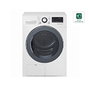 LG Sèche-linge à chargement frontal de 9 kg, blanc, doté d’un moteur Inverter Direct Drive, d’un système Sensor Dry, d’un éclairage LED et d’une technologie Smart Diagnosis, RC9066A3F, thumbnail 1