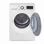 LG Sèche-linge à chargement frontal de 9 kg, blanc, doté d’un moteur Inverter Direct Drive, d’un système Sensor Dry, d’un éclairage LED et d’une technologie Smart Diagnosis, RC9066A3F, thumbnail 2