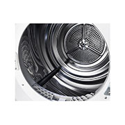 LG Sèche-linge à chargement frontal de 9 kg, blanc, doté d’un moteur Inverter Direct Drive, d’un système Sensor Dry, d’un éclairage LED et d’une technologie Smart Diagnosis, RC9066A3F, thumbnail 4