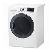 LG Sèche-linge à chargement frontal de 9 kg, blanc, doté d’un moteur Inverter Direct Drive, d’un système Sensor Dry, d’un éclairage LED et d’une technologie Smart Diagnosis, RC9066A3F, thumbnail 8