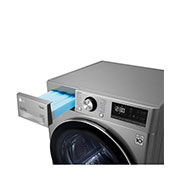 LG Sèche-linge 9 kg à pompe à chaleur, Dual Inverter ThinQ VCM, Top drawer open, RH90V9PV8N, thumbnail 10