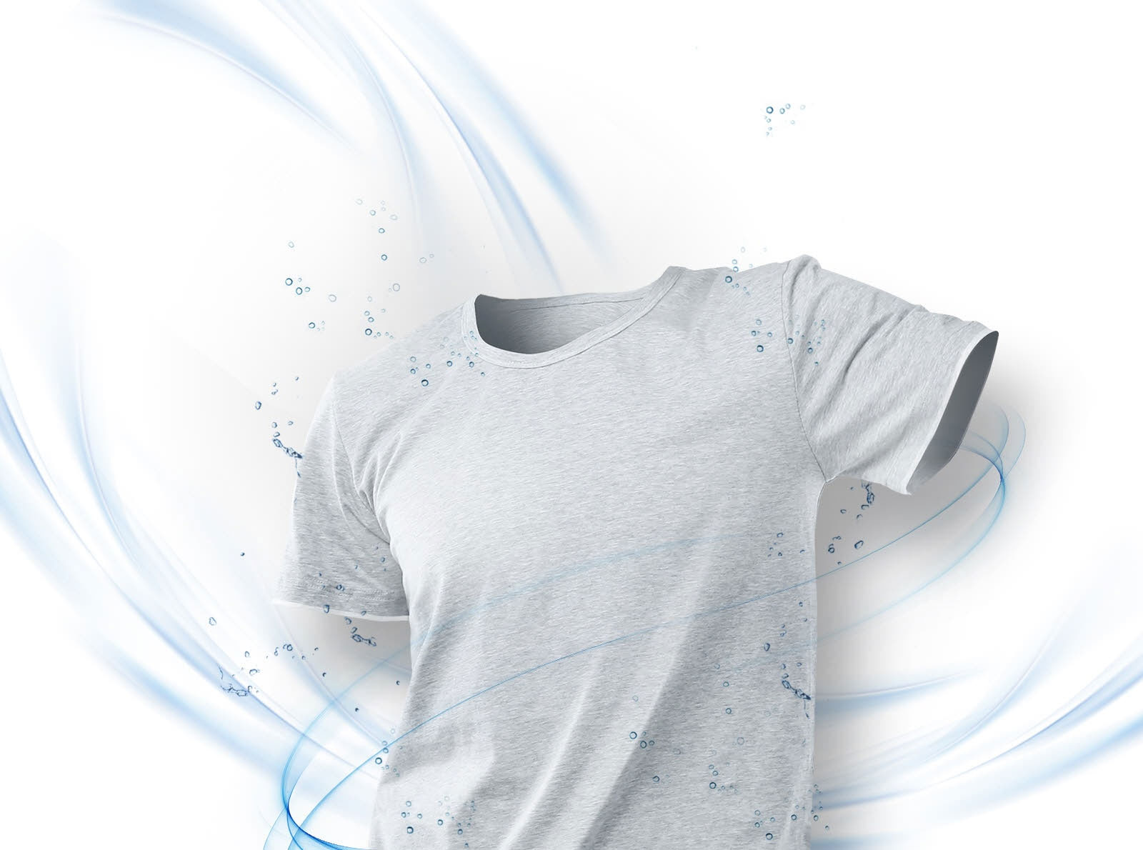 Les vêtements sortent de la machine prêts à être repassés et portés.