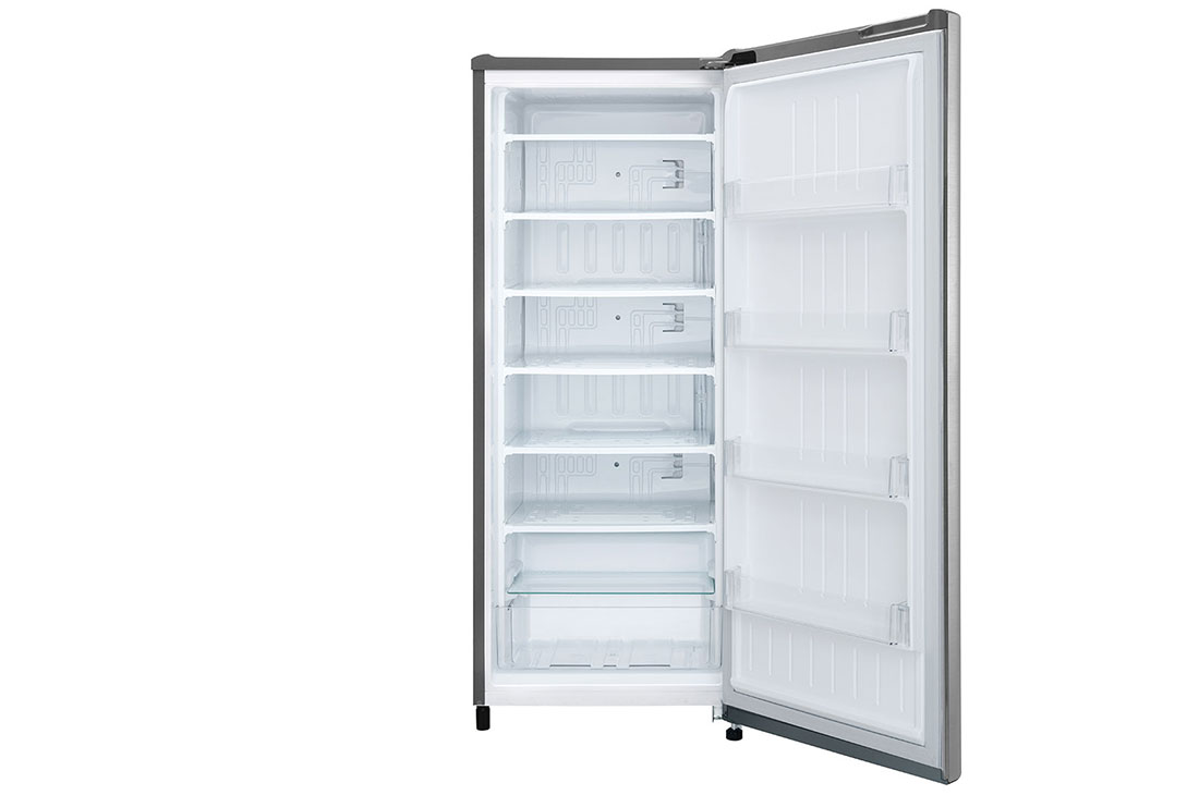 LG Congélateur vertical de 168 litres, couleur argent, doté d’une capacité de congélation rapide et de démarrage à basse tension, GN-304SL, GN-304SL, thumbnail 15