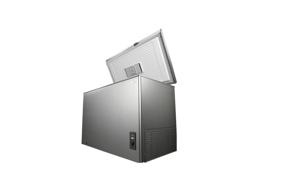 LG 450 L, Congélateur coffre, Éclairage LED, Congélation rapide, Panier grillagé, Verrouillage de porte, Poignée de poche, GR-K25DSLBC, GR-K25DSLBC