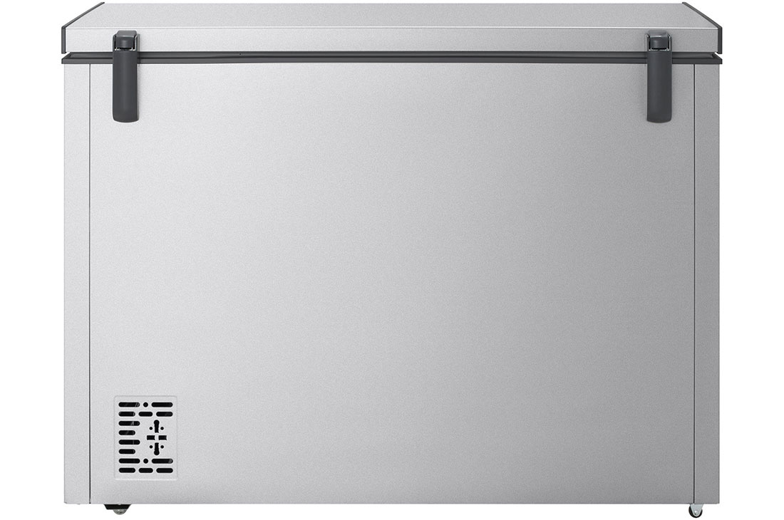 LG 398L Chest Freezer Silver, Vue arrière du congélateur coffre LG, GC-B405BQCF, thumbnail 9