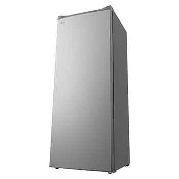 LG Réfrigérateur-congélateur vertical 200&nbsp;L Prime argent, Vue en angle droit du congélateur vertical LG GCFB174MQCM , GCFB204MQCM, thumbnail 7
