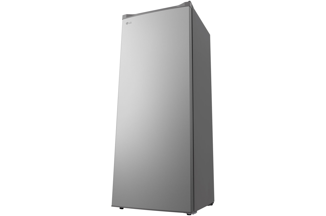 LG Réfrigérateur-congélateur vertical 200&nbsp;L Prime argent, Vue en angle droit du congélateur vertical LG GCFB174MQCM , GCFB204MQCM, thumbnail 7