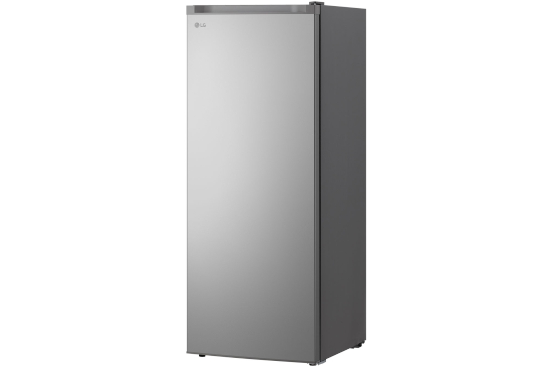 LG Réfrigérateur-congélateur vertical 200&nbsp;L Prime argent, Vue latérale droite du congélateur vertical LG GCFB174MQCM , GCFB204MQCM, thumbnail 9