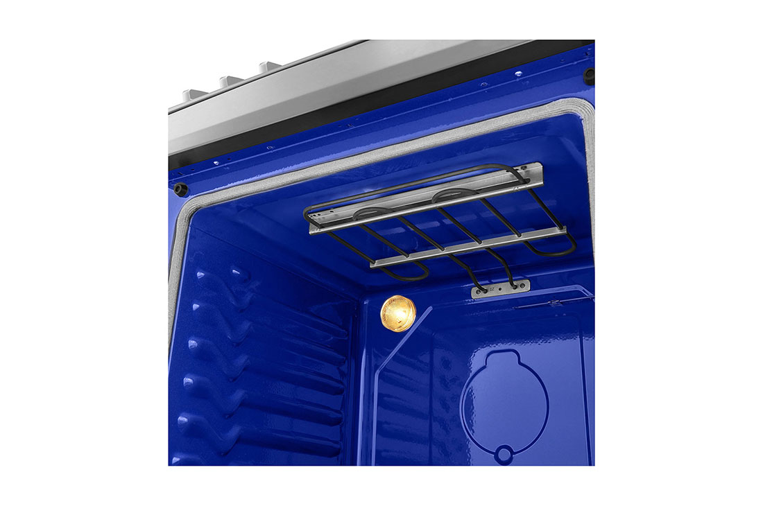 LG Cuisinière à gaz, 6 brûleurs à allumage automatique alimentés par une plaque de fonte émaillée, d’un revêtement supérieur en verre, d’une capacité de four de 153 litres et de la fonction EasyClean (Four), LF762S, thumbnail 10